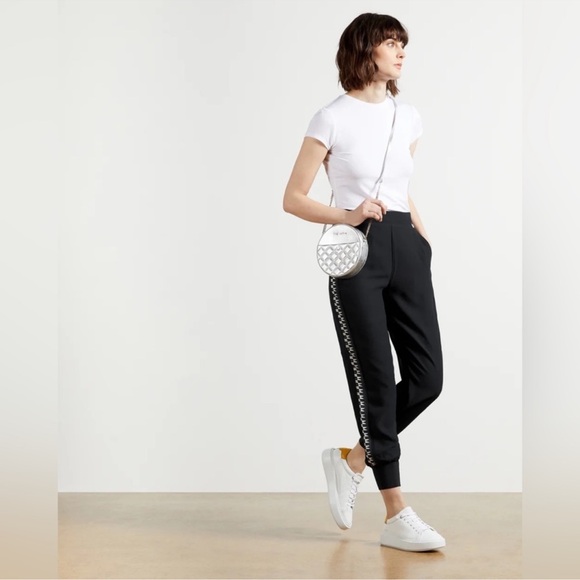 Ted Baker Joggers Saiin Side Panel Detail Women’s Size 5 US LG Navy - Picture 2 of 9